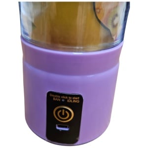 Blender Portabil – Pentru Fructe și Legume, cu Acumulator Propriu și Încărcare USB - Violet - Img 2