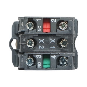 Buton comanda cu revenire si semnalizare LED galben 1NO+1NC, 220V/10A, TB5 Breckner Germany, BRECKNER GERMANY, BK76517 - Img 5