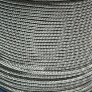Cablu otel galvanizat cu invelis PVC fi 4mm, foc 6x7+FC, sarcina maxima 539Kg, 200m/rola, greutate 8.08Kg , Cod: DISSW37 - Img 2
