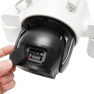 Camera de supraveghere 4 lentile, 3 obiective 16 MP, WIFI 2.4GHz, rotire 360 grade PTZ cu senzor de miscare, zoom 10X, alarma, IR night vision, detectie umana si aplicatie IPC360 Home, BRECKNER GERMANY, BK79712 - Img 5