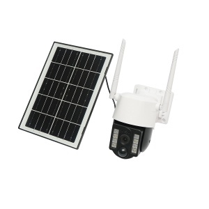 Camera supraveghere 3MP, 4G rotativa cu panou solar 5W, PTZ, 1080P, senzor miscare, night vision, aplicatie V380 Pro, BRECKNER GERMANY, DISMN49