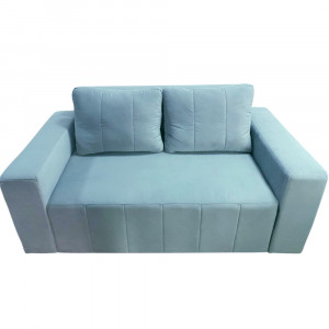 Canapea Fixa Lambert, 200x80x75cm, 2 locuri, Amore 41 Navy, Glasspandoor - Img 2