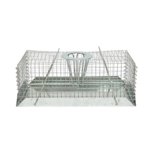 Capcana animale metalica tip cusca pentru soareci si rozatoare 18.5x10x7cm, BK87737