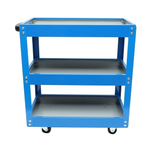 Carucior metalic pe roti cu 3 rafturi pentru scule 510x260x575mm, Cod: DISMC79 - Img 2