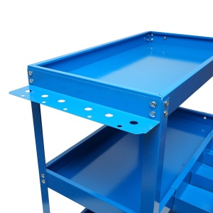 Carucior metalic pe roti cu 3 rafturi pentru scule 660x360x730mm, Cod: DISMC78 - Img 7