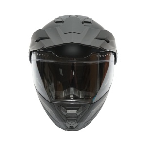 Casca motocross integrala negru mat cu viziera transparenta si ochelari de soare, marimea XL Lion , Cod: DISTM87 - Img 2