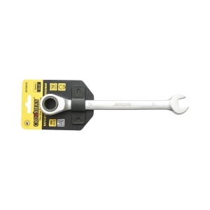 Cheie combinata fixa si inelara cu clichet 10mm Cr-V, Cod: DISUF37, Crownman