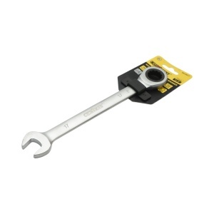 Cheie combinata fixa si inelara cu clichet 17mm Cr-V , Cod: DISUF39, Crownman - Img 3