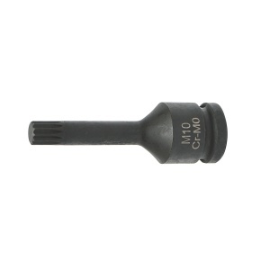 Cheie tubulara de impact spline M10, 78mm, patrat 1/2 Cr-Mo, Cod: DISTS82 - Img 3
