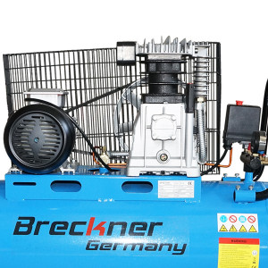 Compresor aer 380V, 100L putere 2.2kW/3CP presiune maxima 8 Bar, debit 250L/min, Cod: BK78555, Brand: BRECKNER GERMANY - Img 6