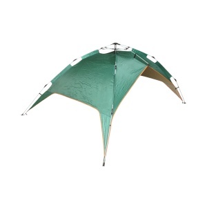 Cort camping 2 persoane verde pliabil automat pop-up 2 intrari, impermeabil cu protectie UV si plasa anti-insecte 200x200x145cm, BRECKNER GERMANY, BK76203 - Img 6