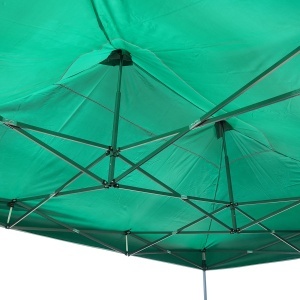 Cort pavilion pliabil 3x4.5m verde impermeabil, inaltime reglabila, cadru metalic Breckner Germany, BRECKNER GERMANY, BK76217 - Img 5