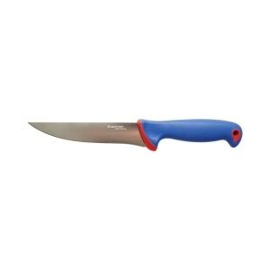 Cutit dezosat profesional 15cm, lama otel 5Cr15MoV, maner Nylon albastru-rosu Breckner Germany, AAA424