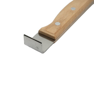 Cutit inox cu maner din lemn si dlta pentru descapacit 300mm, Cod: DISKR18 - Img 3
