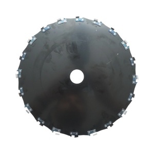 Disc motocoasa cu lant de drujba 230x25.4mm, 20 dinti pentru arbusti, crengi, vegetatie densa Breckner Germany, BRECKNER GERMANY, BK99700 - Img 4