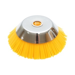 Disc perie nylon motocoasa 200x25.4mm pentru curatare buruieni, rosturi, pavaj Breckner Germany, BRECKNER GERMANY, BK99698