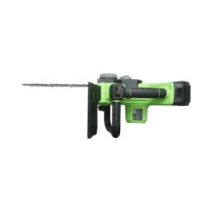 Drujba electrica profesionala cu 2 acumulatori 20V, 4Ah Li-ion, motor brushless, display digital LED, lama 12 inch (300mm) Breckner Germany, BK99684 - Img 9