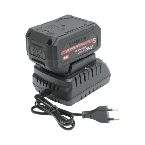 Drujba electrica profesionala cu 2 acumulatori 20V, 4Ah Li-ion, motor brushless, display digital LED, lama 12 inch (300mm) Breckner Germany, BK99683 - Img 14