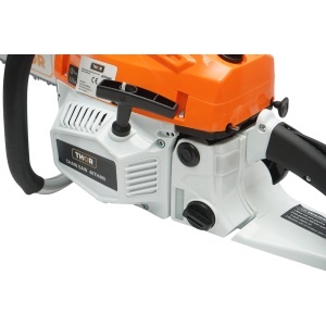 Drujba pe benzina profesionala 2 timpi 58cc, 3.3CP, 8500rpm, lama 18 inch (450mm) THOR, 40TH485 - Img 9