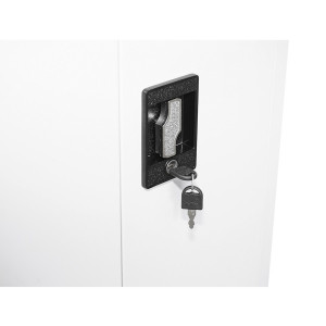 Dulap metalic fiset 1700x500x400mm cu 2 usi securizate, pentru produse curatenie, gri, Cod: BK92942, Echivalență: DISEG37, Breckner Germany - Img 7