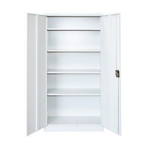 Dulap metalic fiset 1800x900x400mm cu 2 usi securizate, 4 polite, gri, Cod: BK77453, Brand: BRECKNER GERMANY - Img 4