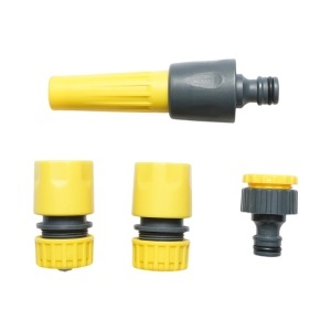 Duza stropit reglabila furtun gradina cu adaptor robinet 1/2-3/4 inch si conectori 1/2 inch Crownman, CROWNMAN, BK77462 - Img 2