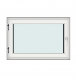 Fereastra 120x80cm, 1 canat, alb, stanga si rabatare, Klass, 7cm, 6 camere, 2 garnituri