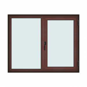 Fereastra 160x130cm, 2 canate, mahon, dreapta si rabatare, Klass, 7cm, 6 camere, 2 garnituri - Img 1