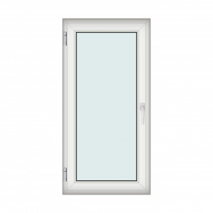 Fereastra 80x160cm, 1 canat, alb, stanga si rabatare, Klass, 7cm, 6 camere, 2 garnituri - Img 1