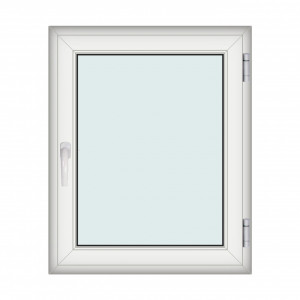 Fereastra 90x110cm, 1 canat, alb, dreapta si rabatare, Klass, 7cm, 6 camere, 2 garnituri - Img 1