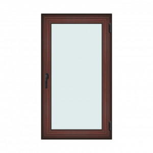Fereastra 90x160cm, 1 canat, mahon, dreapta si rabatare, Klass, 7cm, 6 camere, 2 garnituri