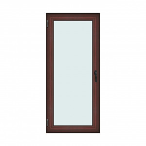 Fereastra 90x200cm, 1 canat, mahon, stanga si rabatare, Klass, 7cm, 6 camere, 2 garnituri