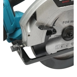 Fierastrau circular de mana 1000W cu 2 baterii litiu 21V/1.5Ah, disc 185mm, taiere unghi 0-45°, turatie 3900rpm Breckner Germany, BRECKNER GERMANY, BK76875 - Img 7