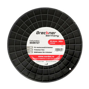 Fir rotund pentru motocoasa, 2.4 mm x 360 m, Cod: BK99727, Brand: BRECKNER GERMANY - Img 4
