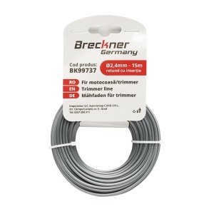 Fir rotund pentru motocoasa 2.4mmx15m Breckner Germany, BRECKNER GERMANY, BK99737 - Img 3