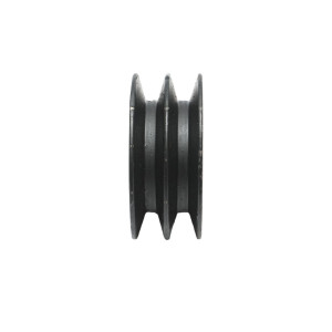 Fulie 2 caneluri 76x32mm pentru ax cu pana 24mm, Cod: DISLZ64 - Img 2