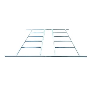 Fundatie metalica cadru otel zincat 0.6mm pentru magazie de gradina 389x260x212cm, Cod: 40TH116, Marca: THOR - Img 2