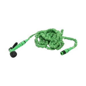 Furtun gradina extensibil latex 5-15m cu pistol reglabil 7 moduri, adaptor 3/4, cupla rapida 1/2, BK76055 - Img 2