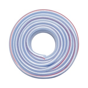 Furtun gradina PVC transparent 3/4 inch (19mm), PN6 bar, 19x25mm cu insertie textila impletita 50m/rola UZ INTENSIV, BK80391 - Img 2