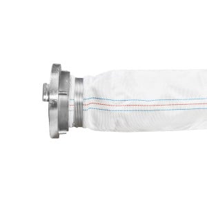 Furtun pompieri/irigatii din PVC 4 toll, lungime 20m cu racord aluminu, max 6bar, panzat, Cod: BK85013, Brand: BRECKNER GERMANY - Img 3