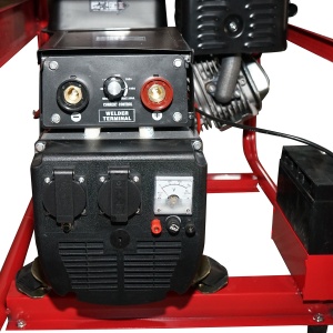 Generator electric si sudura 200A, 5KW/220V cu motor pe benzina 15 CP, pornire cheie, Cod: BK79658, Brand: BRECKNER GERMANY - Img 6