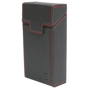 Husa neagra din piele pentru pachet de tigari P21, Cod: BK90432, BRECKNER GERMANY - Img 1