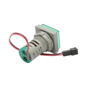 Indicator digital ampermetru si voltmetru LED alb 0-100A/50-500V AC Ø 22mm Breckner Germany, BRECKNER GERMANY, BK76644 - Img 4