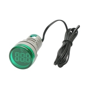 Indicator digital temperatura cu sonda LED verde 220V/380V AC Ø 22mm Breckner Germany, BRECKNER GERMANY, BK76668