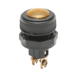 Indicator luminos galben 12V/10A–24V/5A cu 2 pini universal, AUTOSPEED, DISRM51