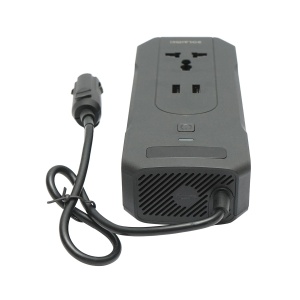 Invertor tensiune 12V-220V 200W, display digital LED, unda sinusoidala modificata, port USB, USB-C, iesire AC pentru laptop, telefon, frigider auto , Cod: BK79821 - Img 6