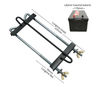 Kit fixare baterie auto universal 225mm, DISTP61