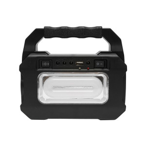 Kit iluminat portabil, LED, cu 3 becuri/proiector, panou solar si baterie, 3.7V, 4500Ah, pentru pescuit, camping, GD-8080, Cod: DISLK14, Gdplus - Img 3