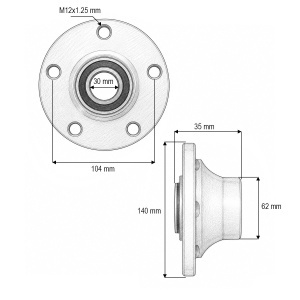 Lagar complet semanatoare Vaderstad cod OEM 420832, PL-140, BRECKNER GERMANY, DISRX55 - Img 4