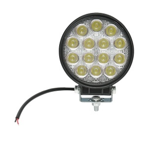 Lampa cu 14 LED-uri 10-30V 42W 6000K unghi radiere 60 de grade tip flood 114x114x61mm IP67, DISNY46
